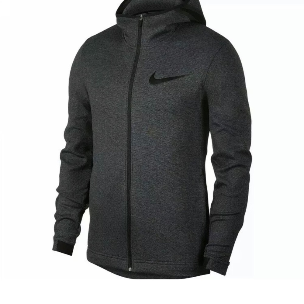 Nike Flex Full Zip Gray Hoodie Jacket Men's Large